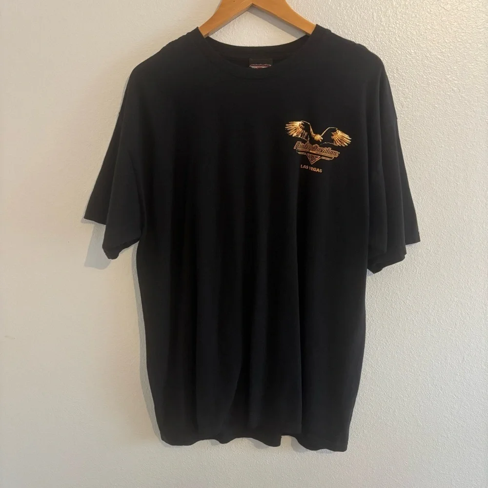 Harley-Davidson Las Vegas Cafe Eagle Graphic T-Shirt | Ride Hard Ride Easy XL